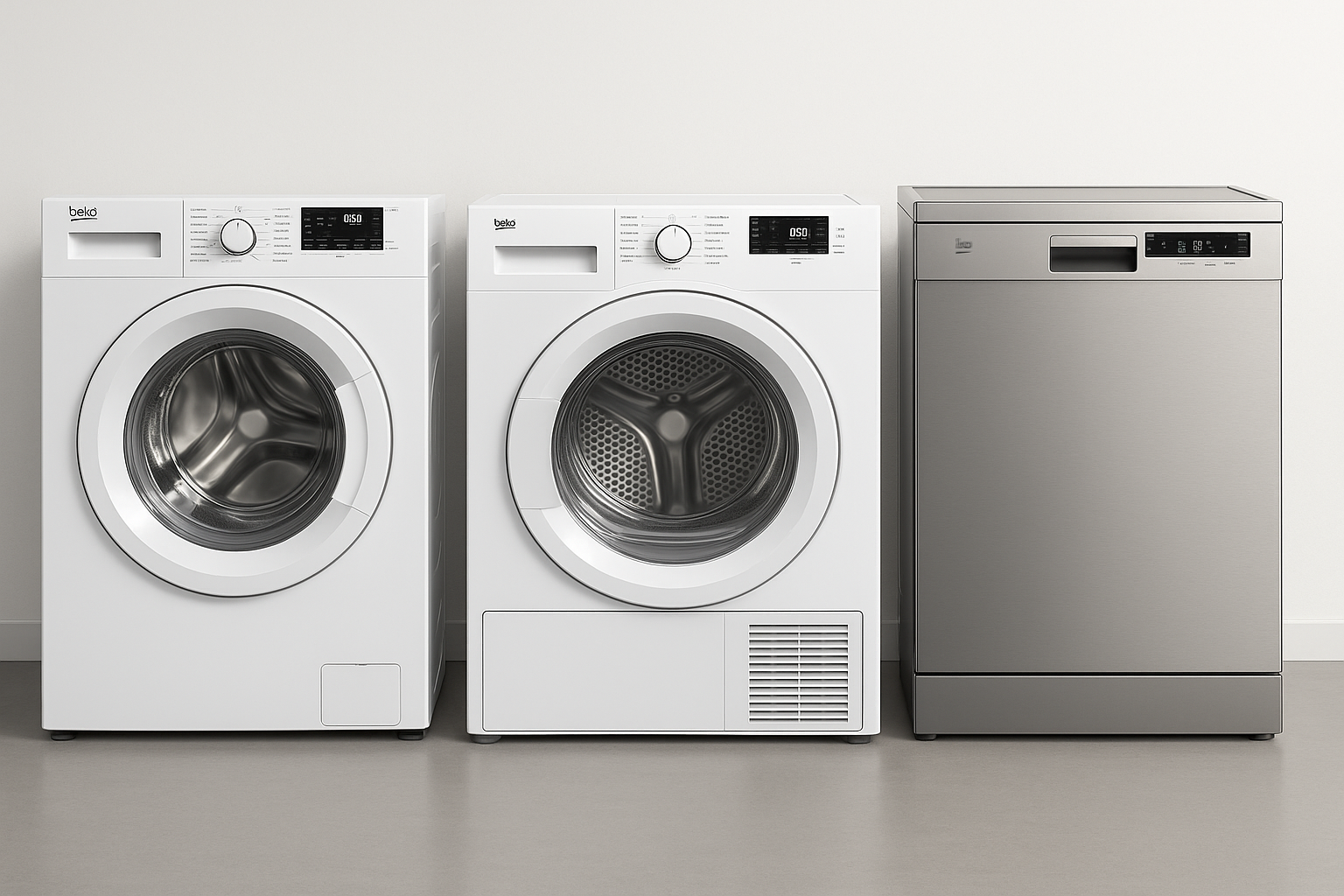Drie beko machines